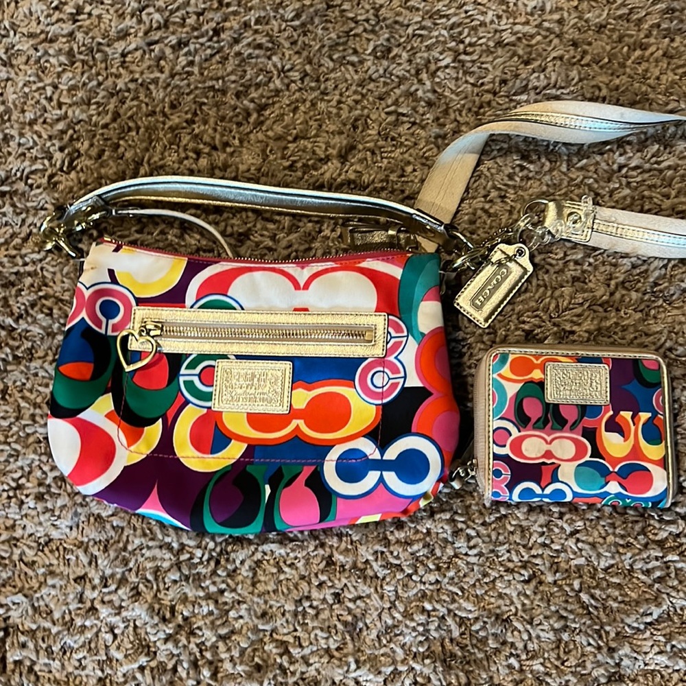 Coach poppy bright colors